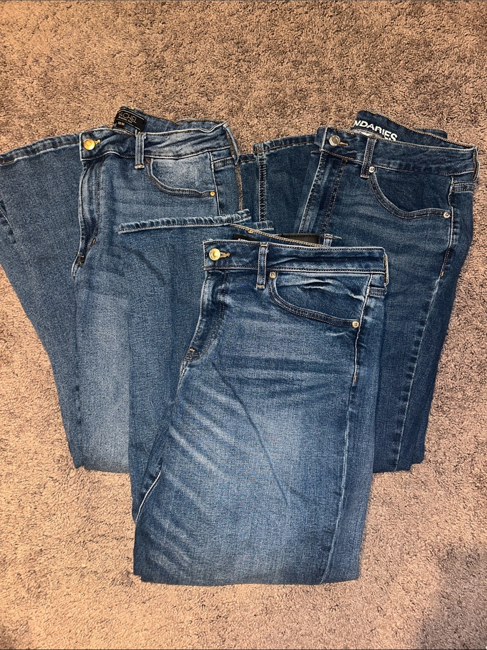 Size 12 boyfriend, straight & skinny jeans bundle!!